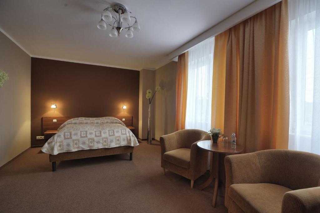 Двухместный (Улучшенный двухместный номер с 1 кроватью) отеля Hotel Baranowski, Слубице