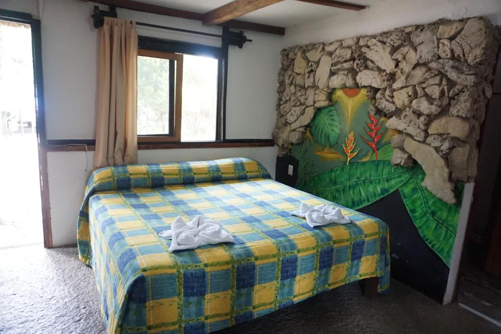 Двухместный (Двухместный номер с 1 кроватью) отеля Hotel Cabañas Safari, Паленке