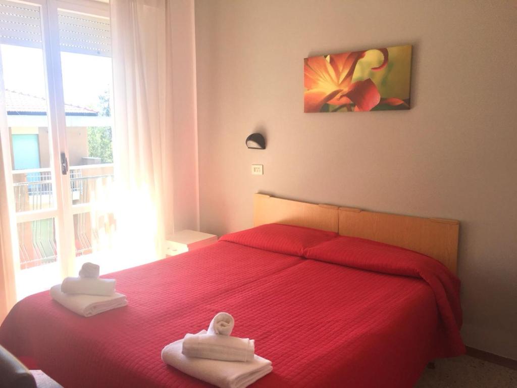 Двухместный (Двухместный номер с 1 кроватью или 2 отдельными кроватями) отеля Hotel Ausonia, Римини