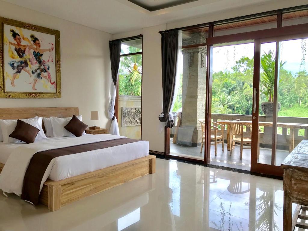 Двухместный (Двухместный номер с 1 кроватью и видом на горы), Ubud Paras Villa