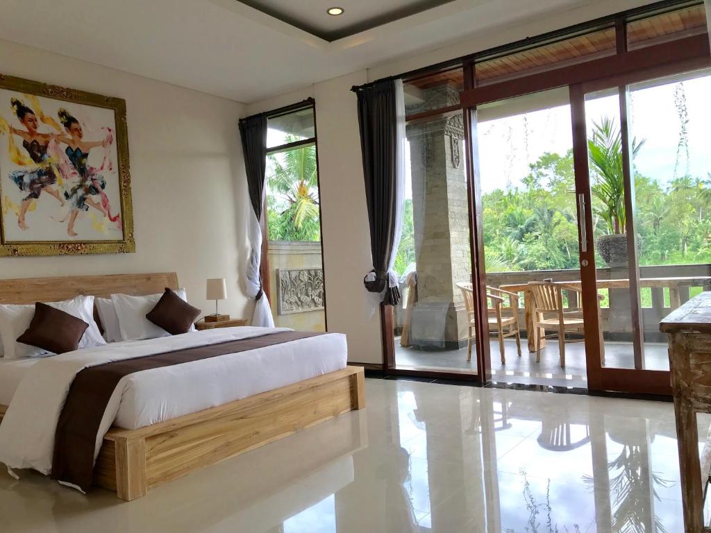 Двухместный (Двухместный номер с 1 кроватью и видом на горы), Ubud Paras Villa