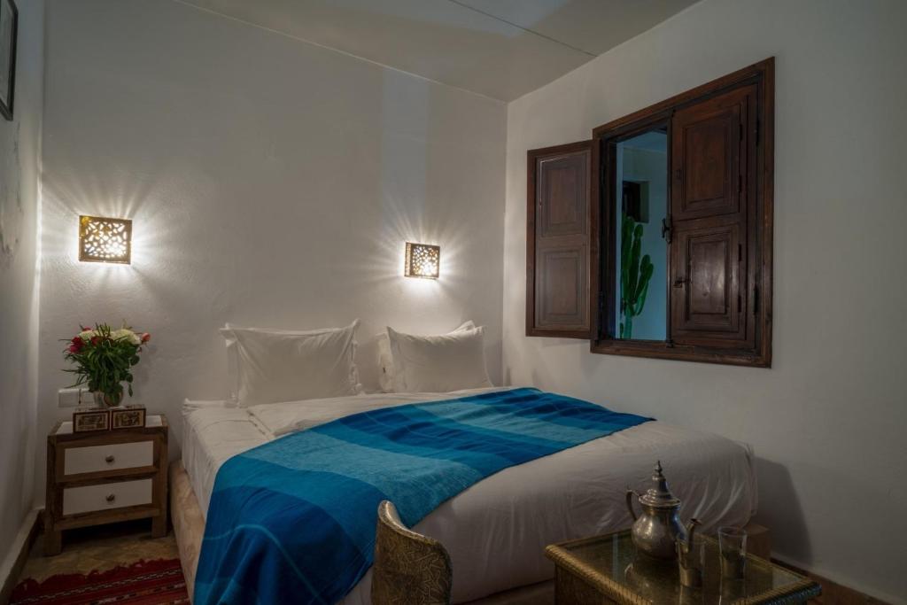 Двухместный (Улучшенный двухместный номер с 1 кроватью или 2 отдельными кроватями) отеля Riad Clefs d'Orient, Марракеш