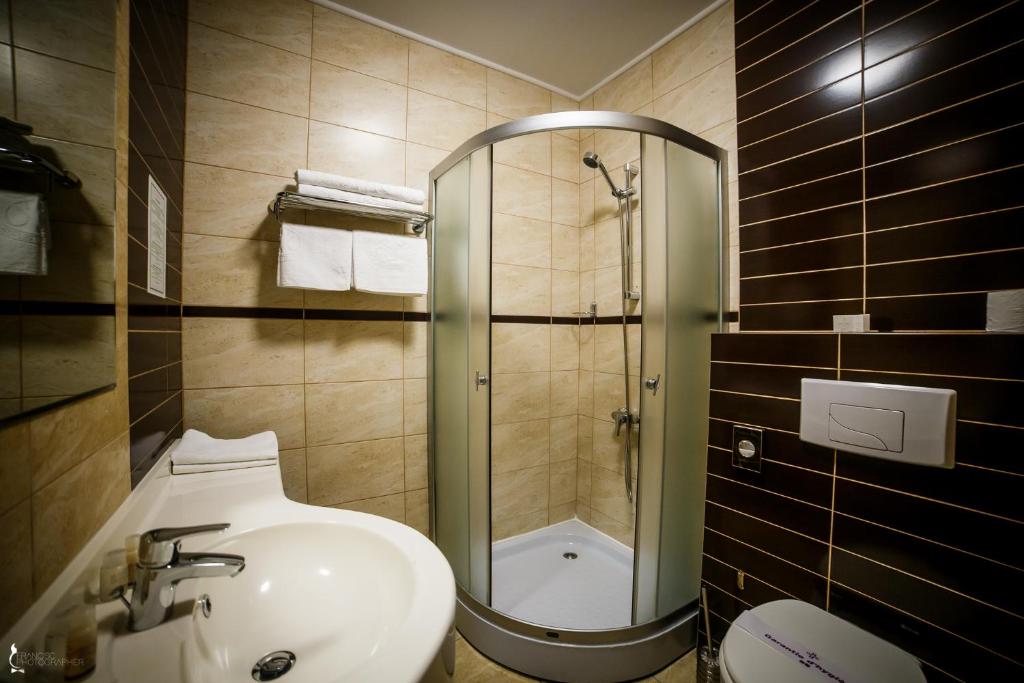 Двухместный (Двухместный номер с 2 отдельными кроватями) отеля Hotel Ozana, Бистрица