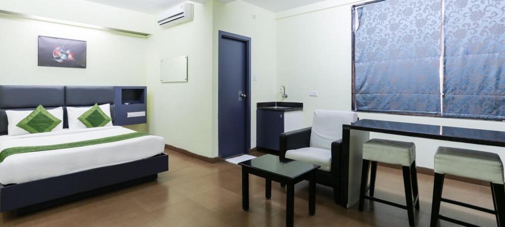 Двухместный (Двухместный номер Делюкс с 1 кроватью) отеля Treebo Annora, Бангалор