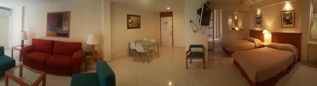 Студио (Номер-студио) отеля Hotel y Suites Nader, Канкун
