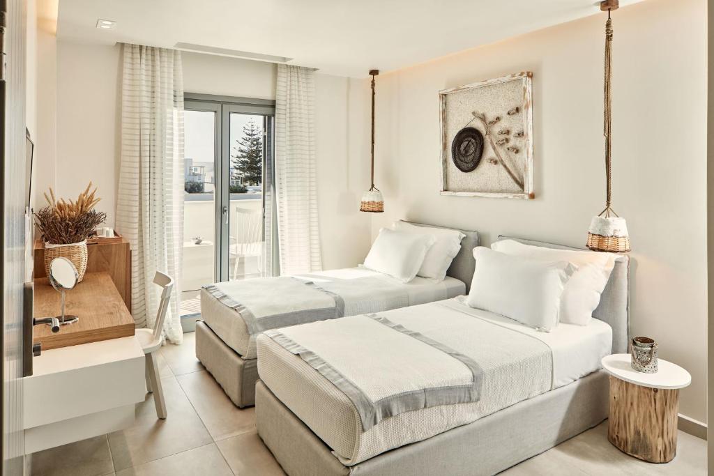 Двухместный (Двухместный номер с 1 кроватью или 2 отдельными кроватями) отеля 18 Grapes Hotel, Агиос-Прокопиос