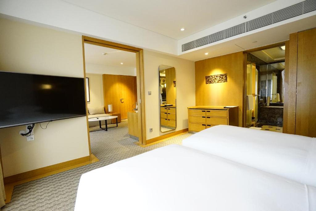 Двухместный (Двухместный номер Делюкс с 2 отдельными кроватями) отеля Grand Hyatt Singapore, Сингапур (город)