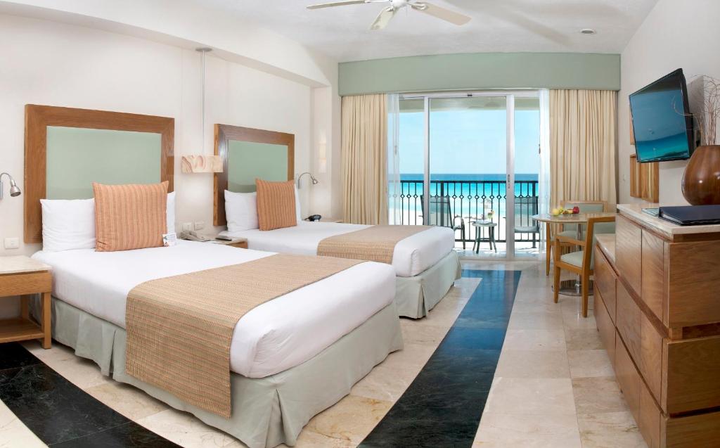 Двухместный (Номер «Премьер» рядом с океаном) курортного отеля Grand Park Royal Cancun Caribe - Все включено, Канкун