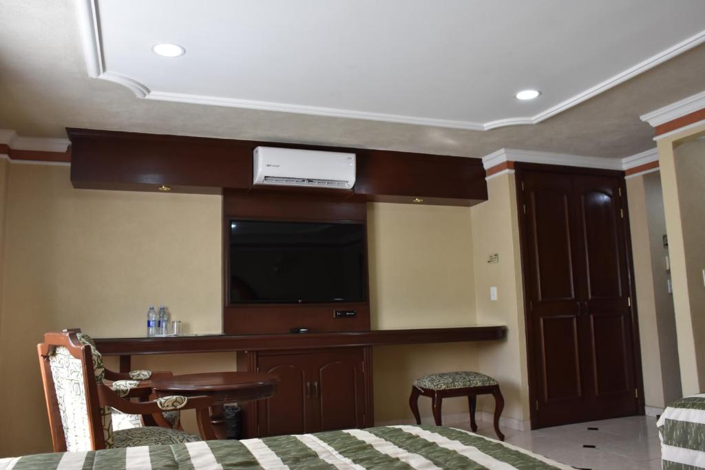 Двухместный (Представительский двухместный номер с 1 кроватью) отеля Hotel Casino Plaza, Гвадалахара
