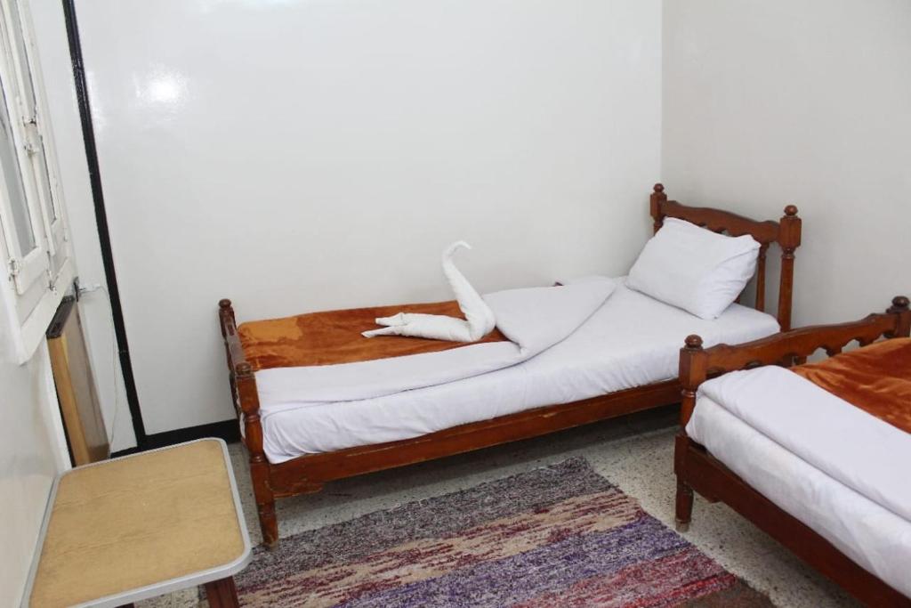 Двухместный (Двухместный номер с 2 отдельными кроватями и общей ванной комнатой) хостела Happy Land Luxor, Луксор
