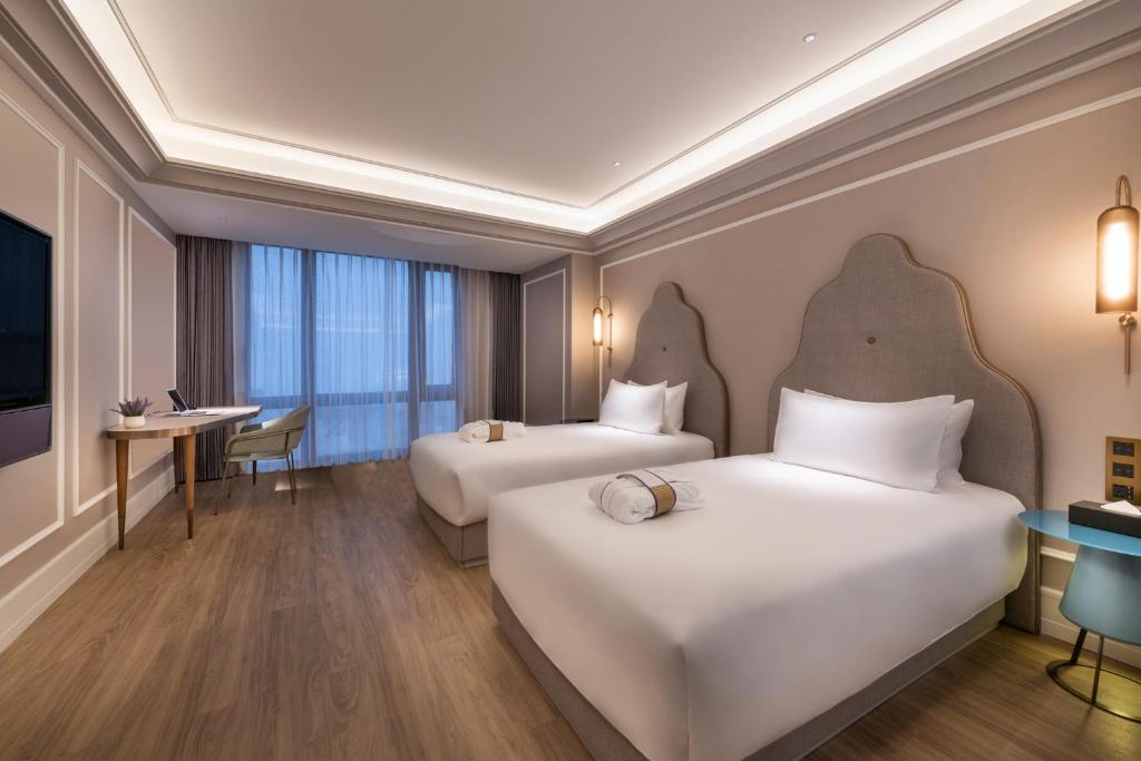 Двухместный (Стандартный двухместный номер с 2 отдельными кроватями) апарт-отеля Citadines Beijing Ritan - Original Named as Mercure Hotel Beijing Chaoyangmen, Пекин