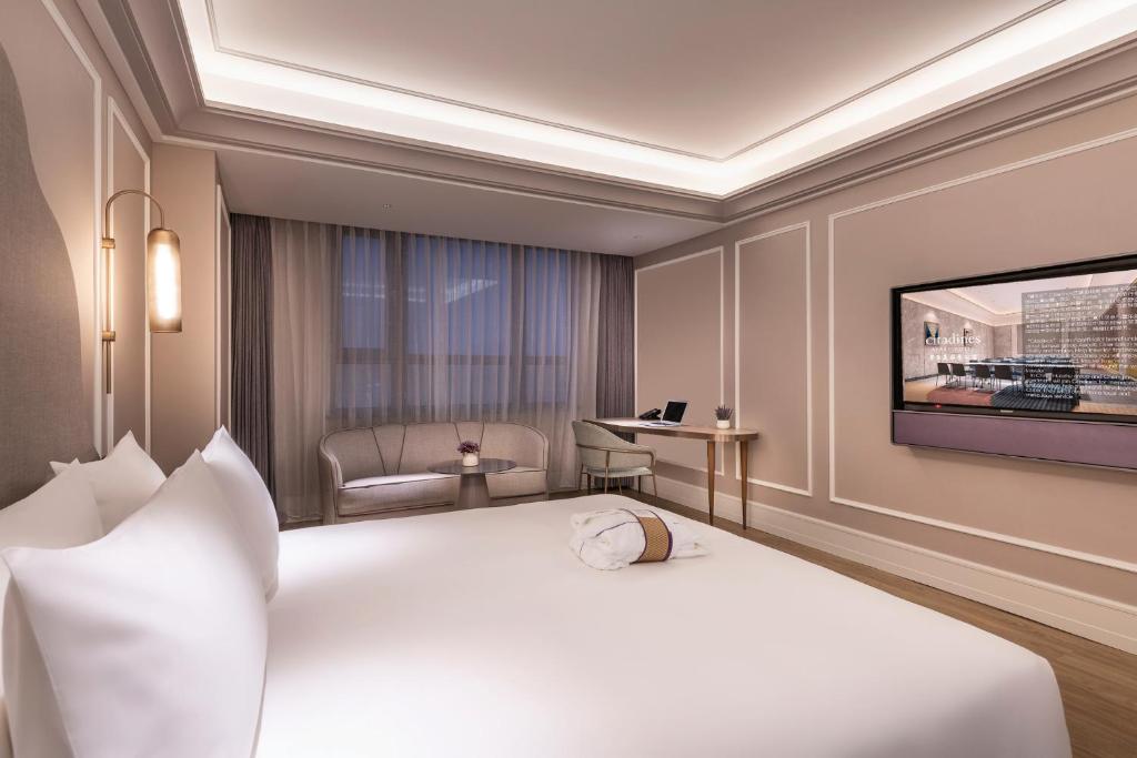 Двухместный (Двухместный номер Делюкс с 1 кроватью), Citadines Beijing Ritan - Original Named as Mercure Hotel Beijing Chaoyangmen