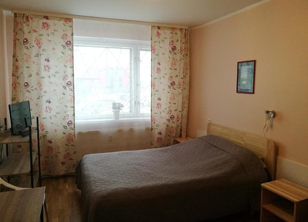 Двухместный (Двухместный номер с 1 кроватью и собственной ванной комнатой) хостела Mahtra Hostel, Таллин