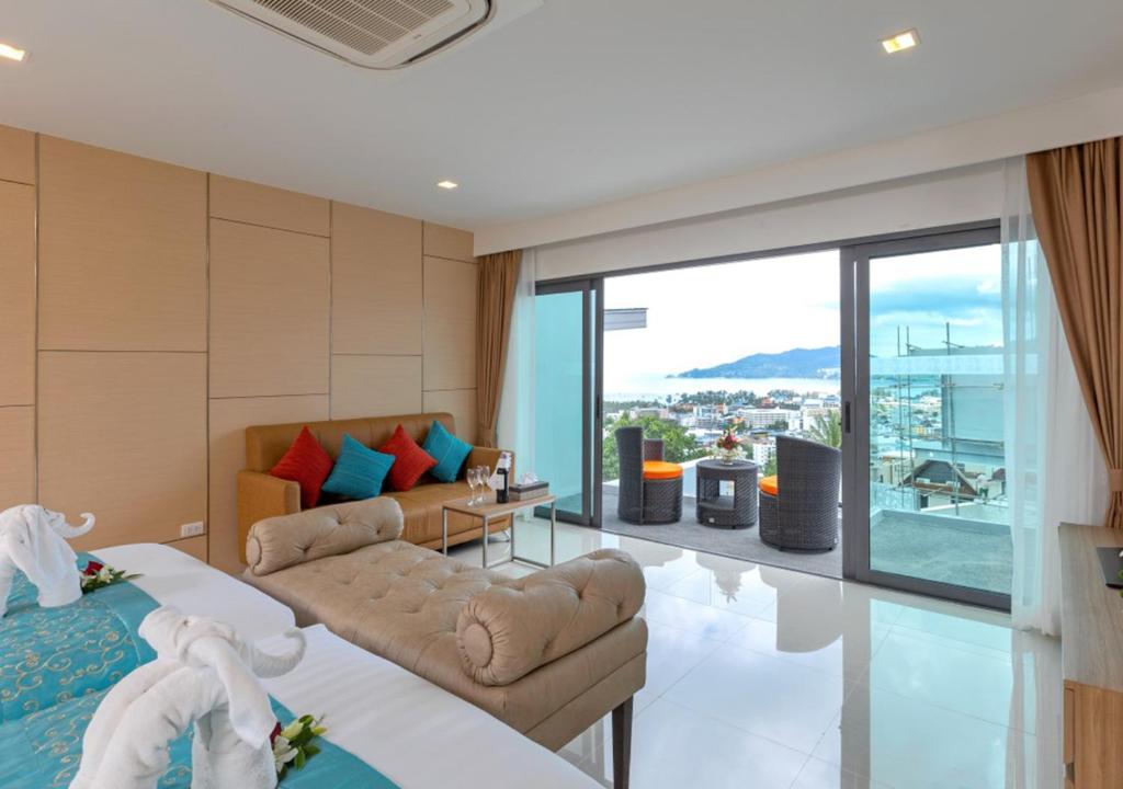 Апартаменты (Двухуровневые апартаменты), Курортный отель Patong Bay Hill