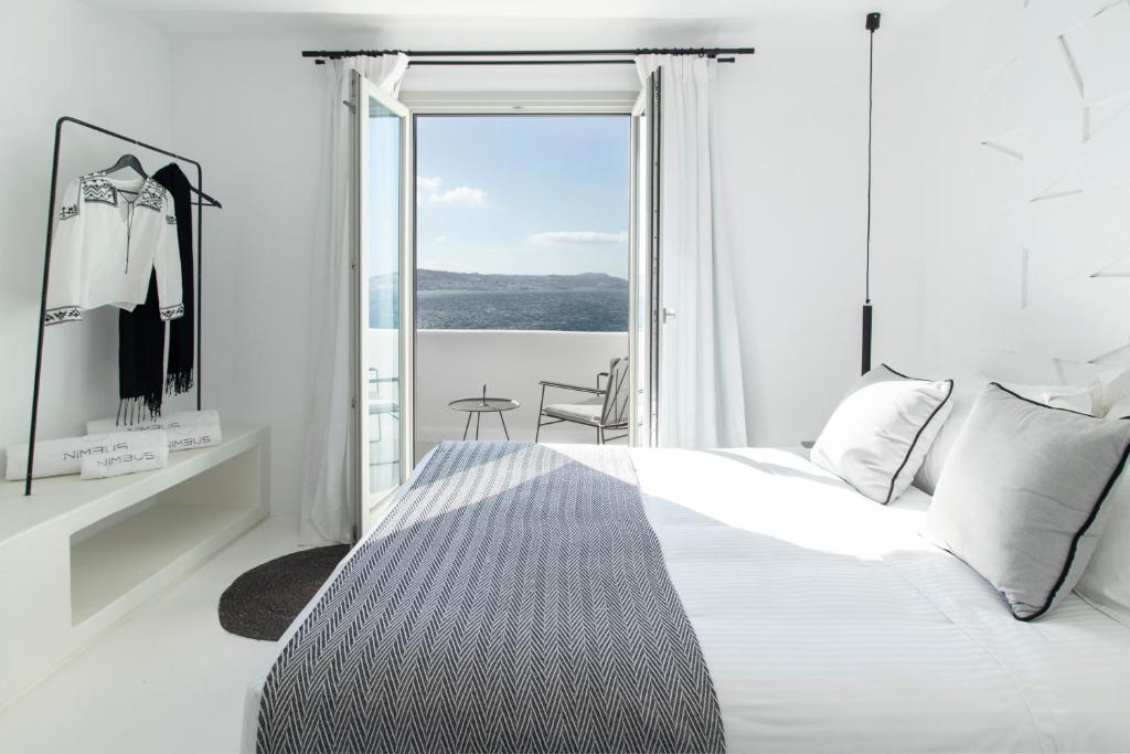 Апартаменты (Семейный мезонет с панорамным видом на море) отеля Nimbus Mykonos, Агиос-Стефанос, Эгейские острова