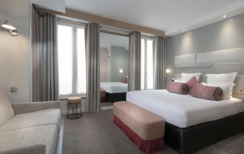 Трехместный (Трехместный номер «Комфорт» - Корпус 2) отеля Hotel Du Cadran, Париж