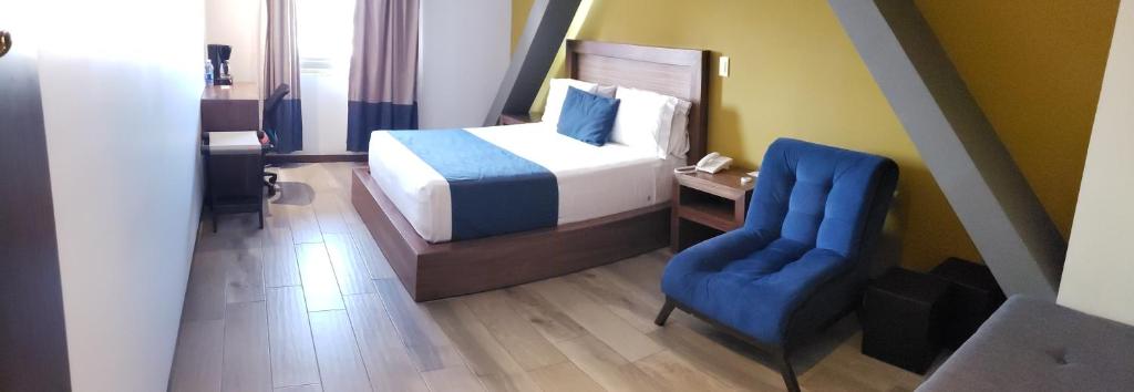 Двухместный (Двухместный номер Делюкс с 1 кроватью) отеля Terrass Hotel Zamora, Самора-де-Идальго