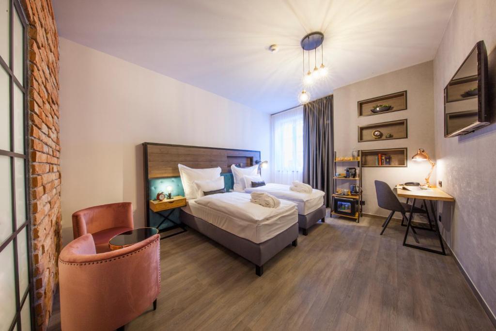 Двухместный (Стандартный двухместный номер с 1 кроватью или 2 отдельными кроватями) отеля Hotel Memories OldTown, Будапешт