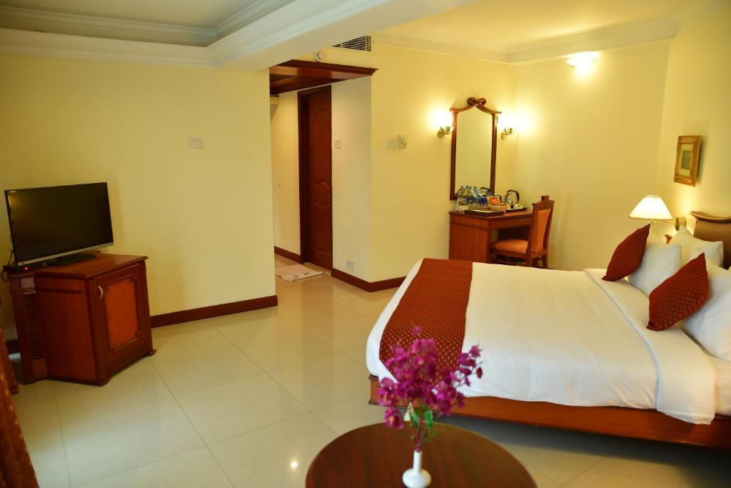 Двухместный (Улучшенный номер с кроватью размера «king-size») отеля Maurya Rajadhani, Тривандрум