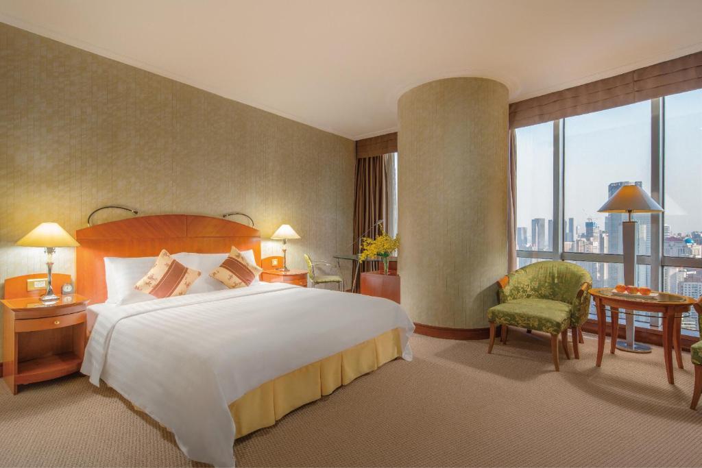 Двухместный (Двухместный номер бизнес-класса «Никко» с 1 кроватью или 2 отдельными кроватями) отеля Hotel Nikko Dalian, Далянь