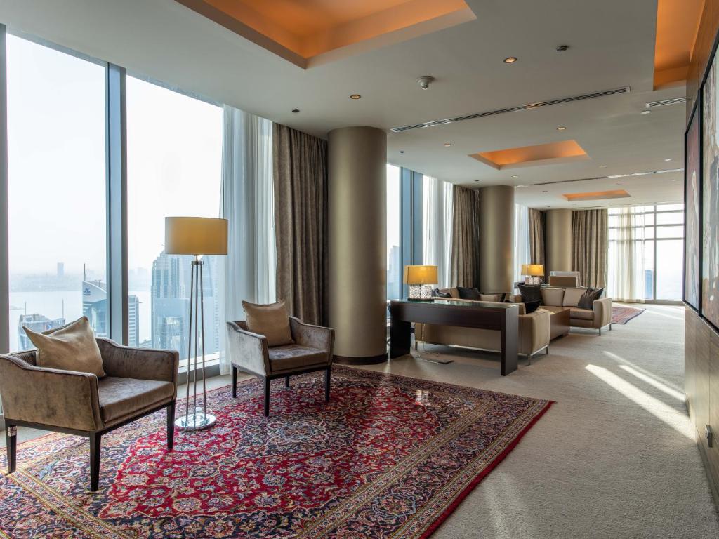 Апартаменты (Апартаменты с 3 спальнями и видом на море), City Centre Rotana Doha