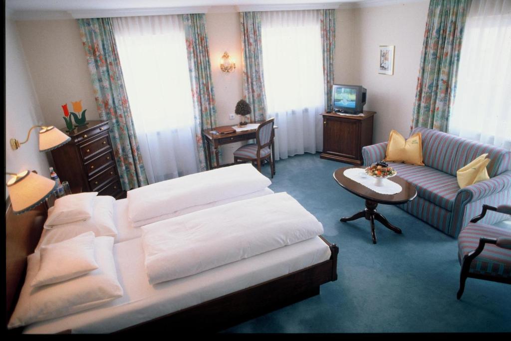 Двухместный (Двухместный номер Делюкс с 1 кроватью или 2 отдельными кроватями) отеля Hotel Hirlanda, Лех