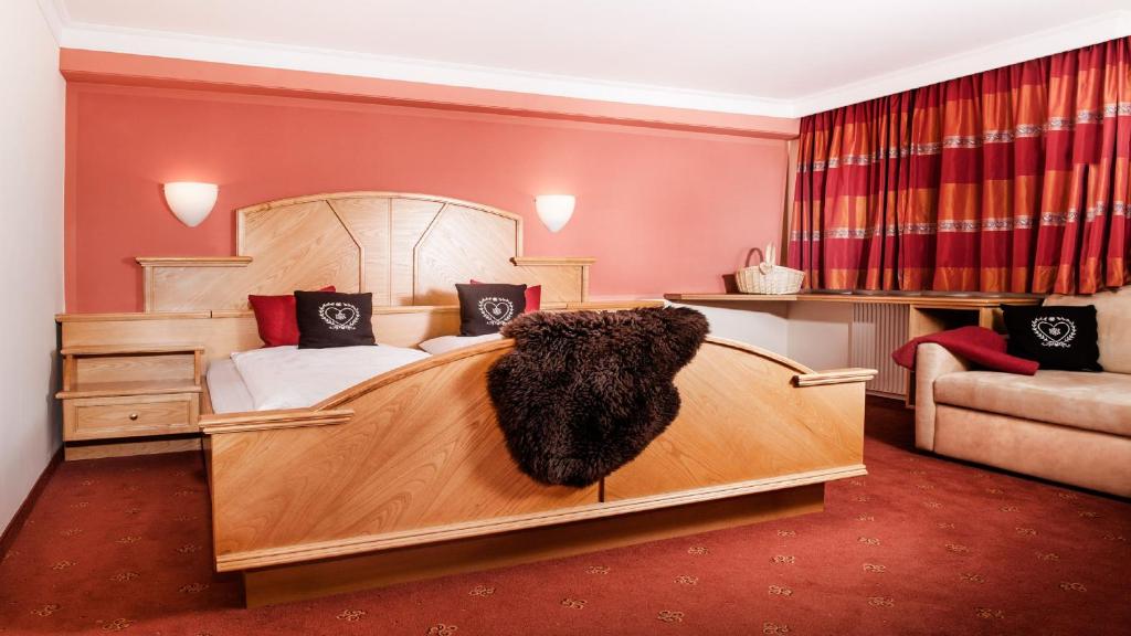 Двухместный (Классический двухместный номер с 1 кроватью) отеля Hotel Alpenfriede, Зёльден