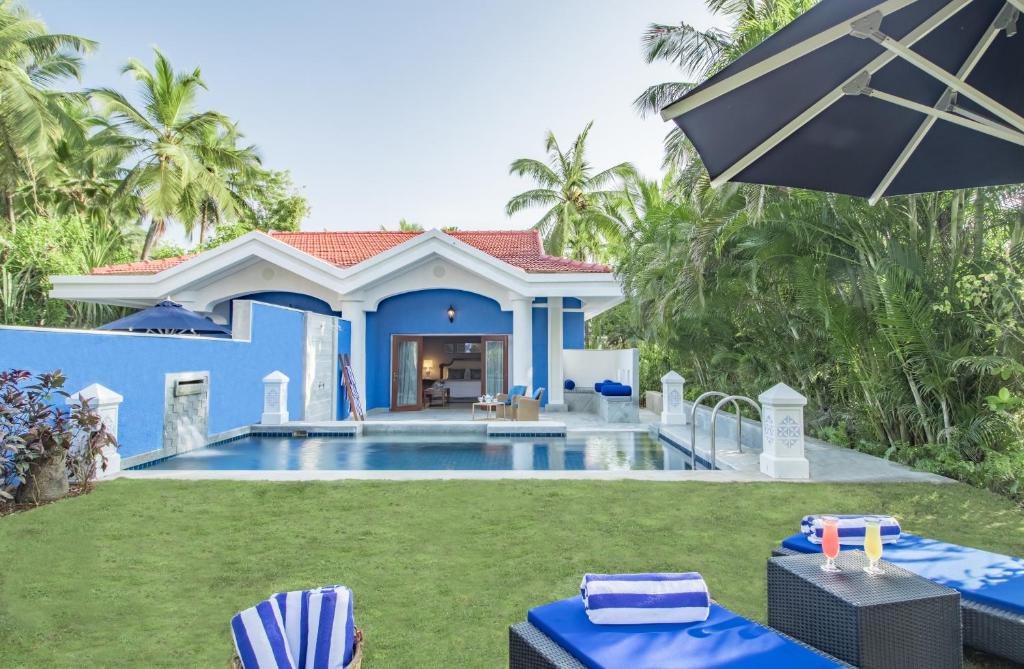 Вилла (Номер «Премиум» на вилле с мини-бассейном и кроватью размера «king-size») курортного отеля Taj Exotica Resort & Spa, Goa, Бенаулим