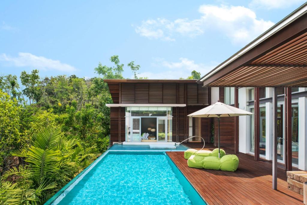 Двухместный (Вилла «Восхитительный оазис в джунглях» с собственным бассейном) курортного отеля W Retreat Koh Samui, Самуи