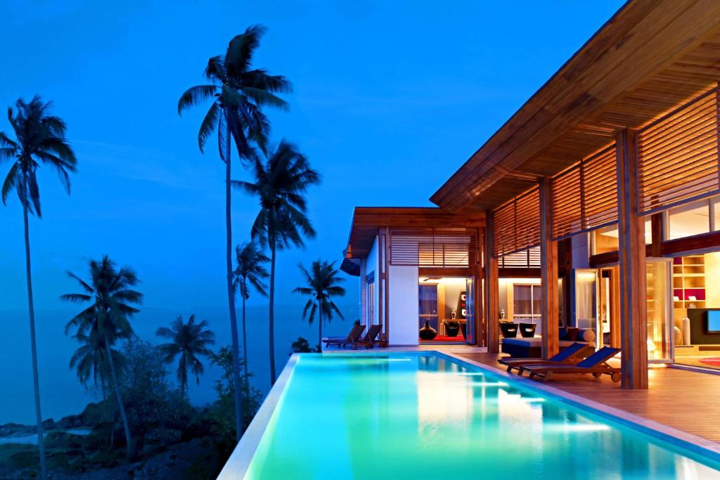 Двухместный (Вилла Seascape Escape с собственным бассейном), Курортный отель W Retreat Koh Samui