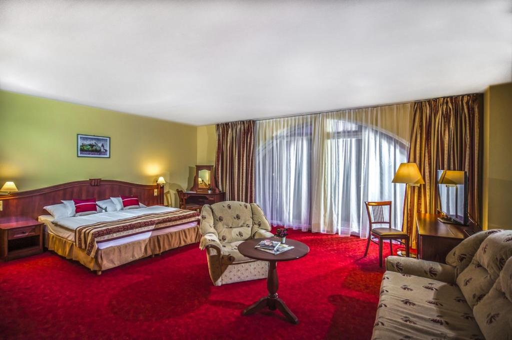 Двухместный (Улучшенный двухместный номер с 1 кроватью) отеля Hotel Kapitany Wellness, Тапольца