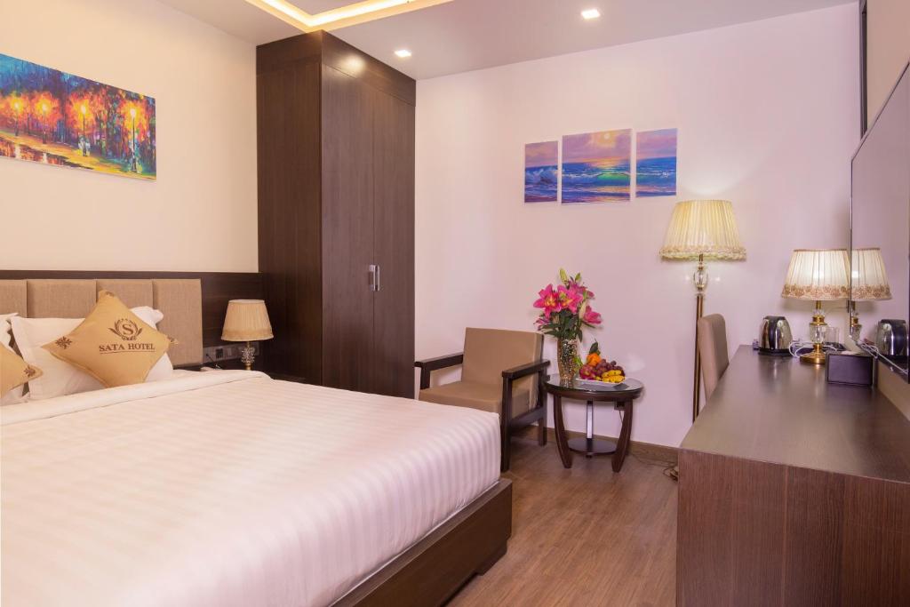 Двухместный (Двухместный номер с 1 кроватью) отеля Sata Hotel, Нячанг