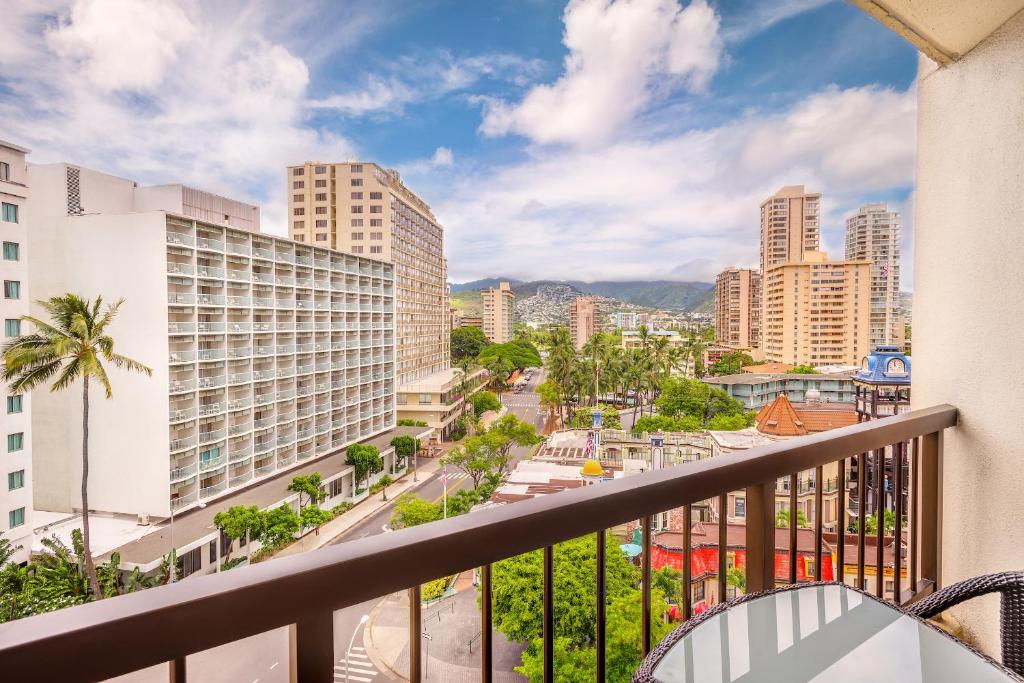 Двухместный (Номер с 2 кроватями размера «queen-size» и видом на Вайкики), Hyatt Regency Waikiki Beach Resort & Spa