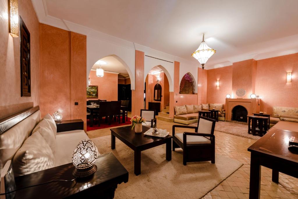 Вилла (Вилла с 3 спальнями и отдельным бассейном) парк-отеля Residence Dar Lamia Marrakech, Марракеш