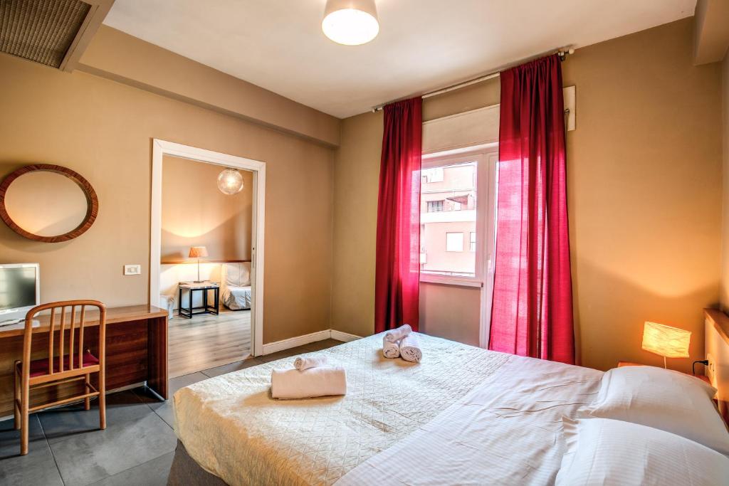 Двухместный (Большой двухместный номер с 1 кроватью или 2 отдельными кроватями) гостевого дома City Guest House, Рим