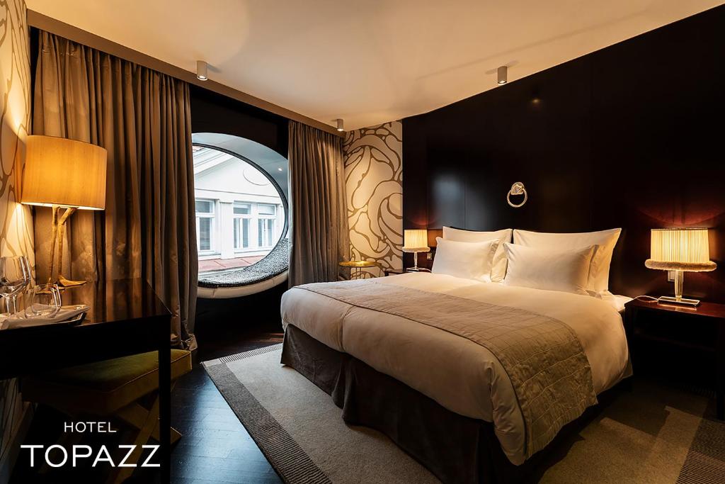 Двухместный (Deluxe Room at Topazz) отеля Hotel Topazz, Вена