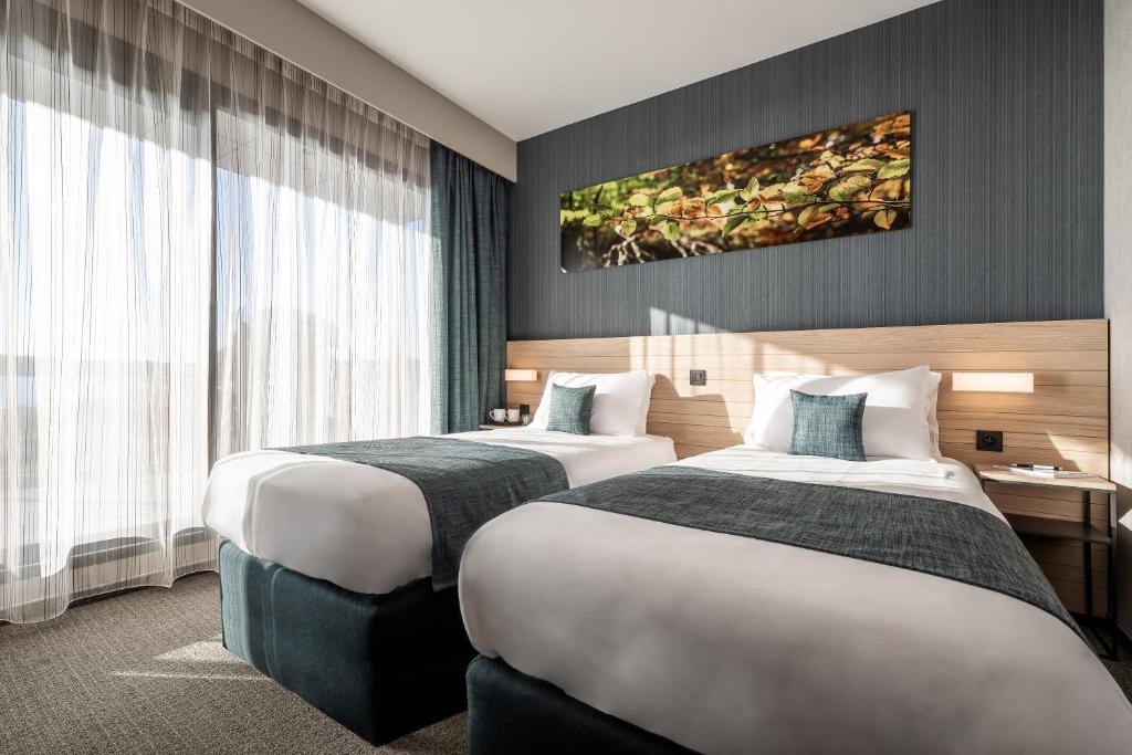 Двухместный (Стандартный двухместный номер с 2 отдельными кроватями) отеля Best Western Plus Golden Lakes Hotel, Шарлеруа