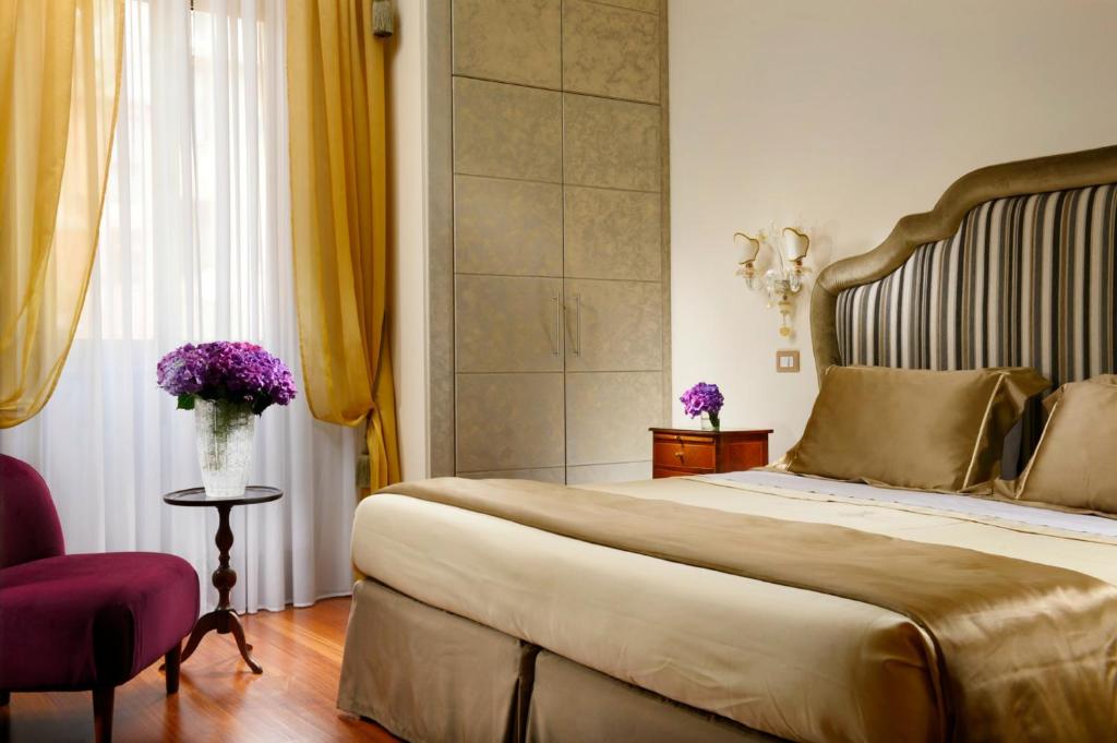 Двухместный (Классический двухместный номер с 1 кроватью или 2 отдельными кроватями) отеля Hotel Forum, Рим