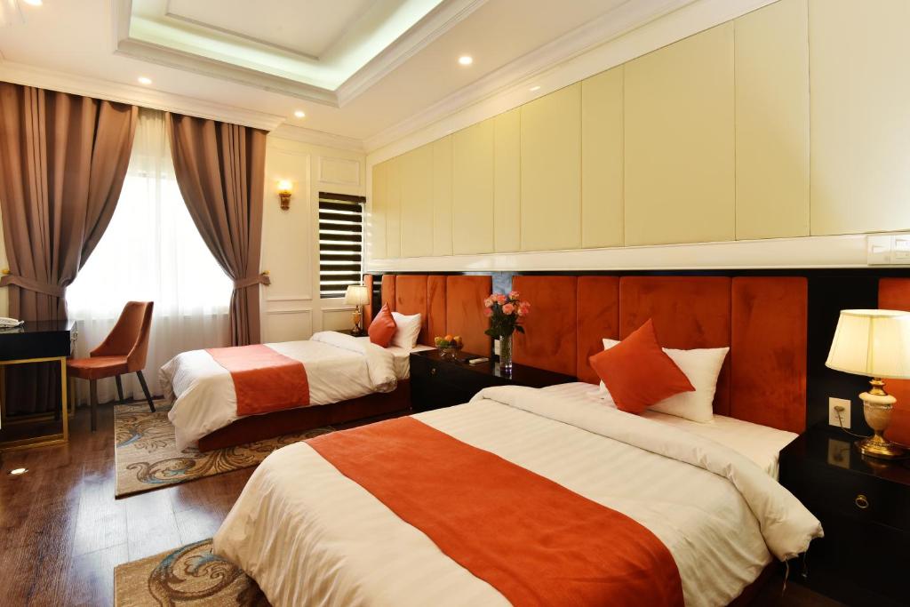 Двухместный (Двухместный номер Делюкс с 2 отдельными кроватями) отеля Viet 4 Seasons Hotel, Хайфон