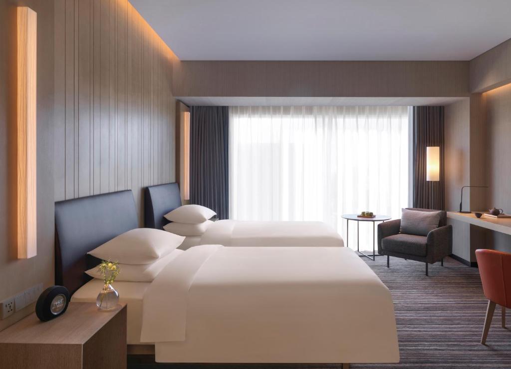 Двухместный (Двухместный номер с 2 отдельными кроватями) отеля Hyatt Regency Beijing Wangjing, Пекин