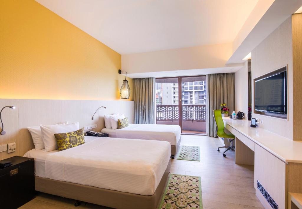 Двухместный (Улучшенный двухместный номер с 1 кроватью или 2 отдельными кроватями) отеля Village Hotel Katong by Far East Hospitality, Сингапур (город)