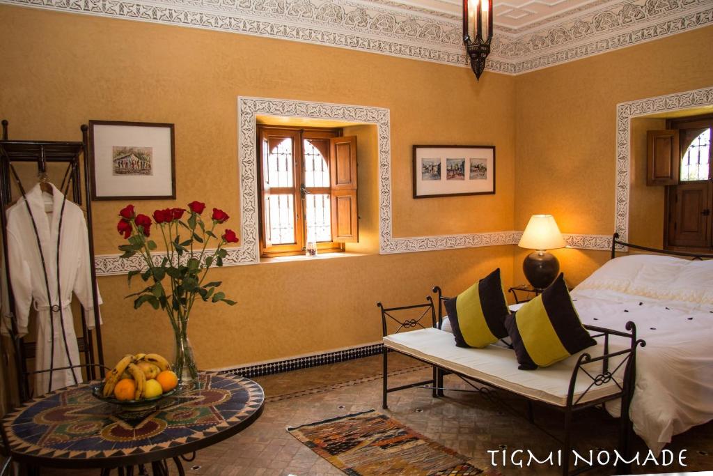 Двухместный (Двухместный номер с 1 кроватью и видом на горы) отеля Tigmi Nomade, Марракеш