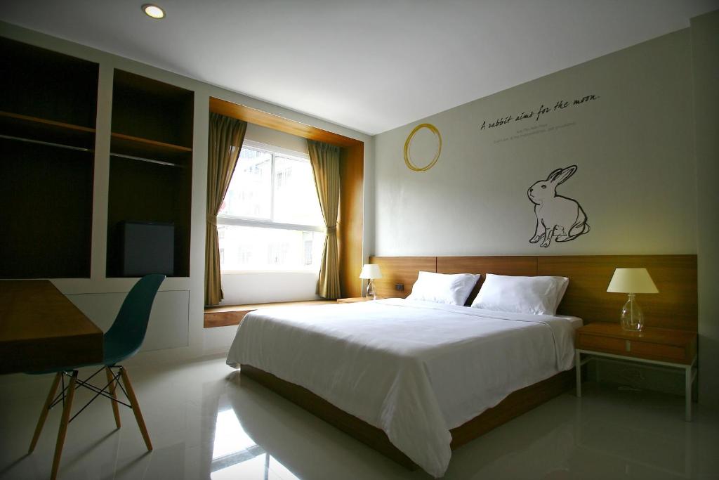 Двухместный (Стандартный двухместный номер с 1 кроватью) хостела CHERN Hostel, Бангкок