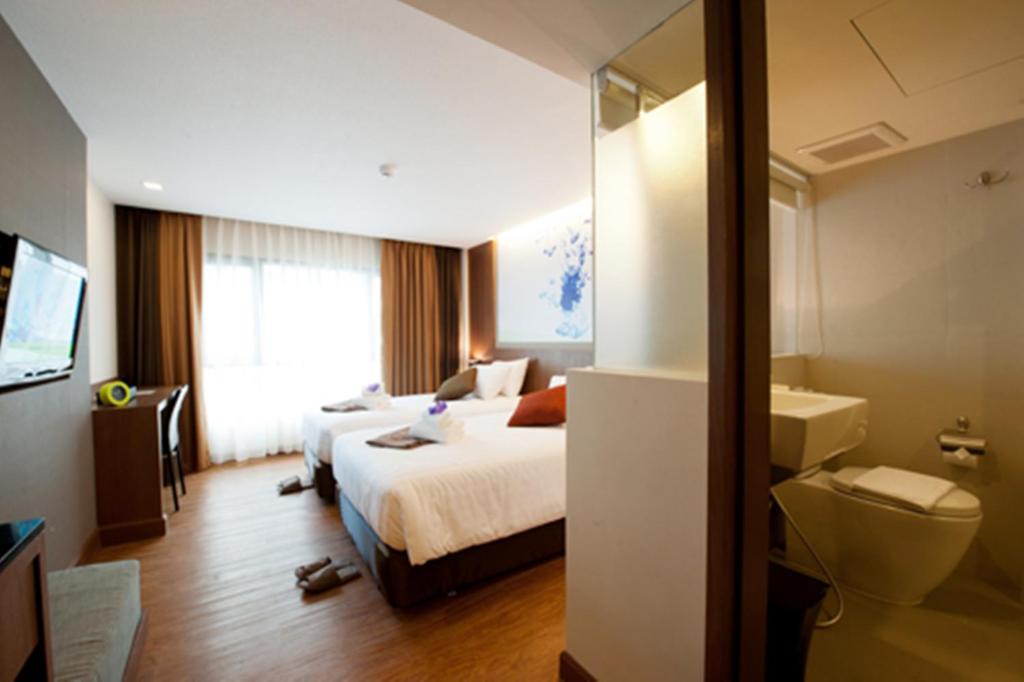Двухместный (Двухместный номер Делюкс с 1 кроватью или 2 отдельными кроватями) отеля 41 Suite Bangkok, Бангкок