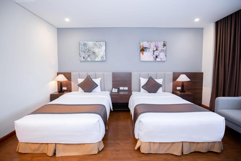 Двухместный (Двухместный номер Делюкс с 2 отдельными кроватями) отеля Muong Thanh Sapa Hotel, Сапа