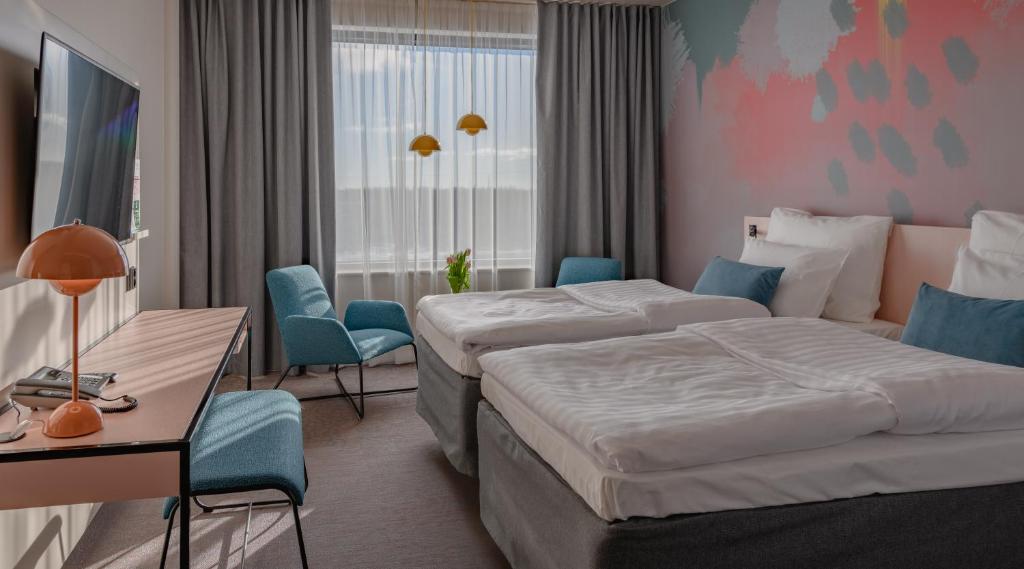 Двухместный (Стандартный двухместный номер с 2 отдельными кроватями) отеля Break Sokos Hotel Flamingo, Вантаа