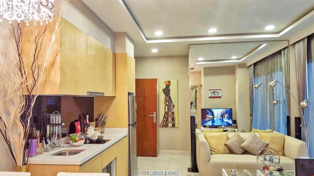 Апартаменты (Эксклюзивный люкс с 2 спальнями - Вид на сад) апартамента Arcadia Beach Resort Pattaya, Паттайя