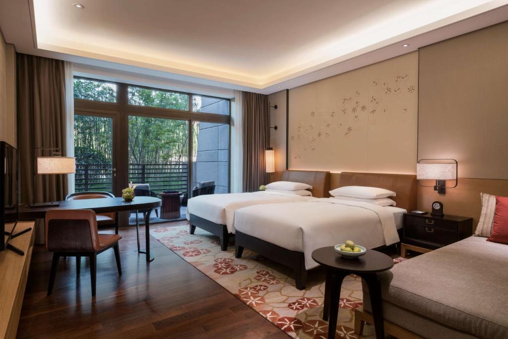 Двухместный (Двухместный номер с 2 отдельными кроватями) отеля Hyatt Regency Xi'an, Сиань