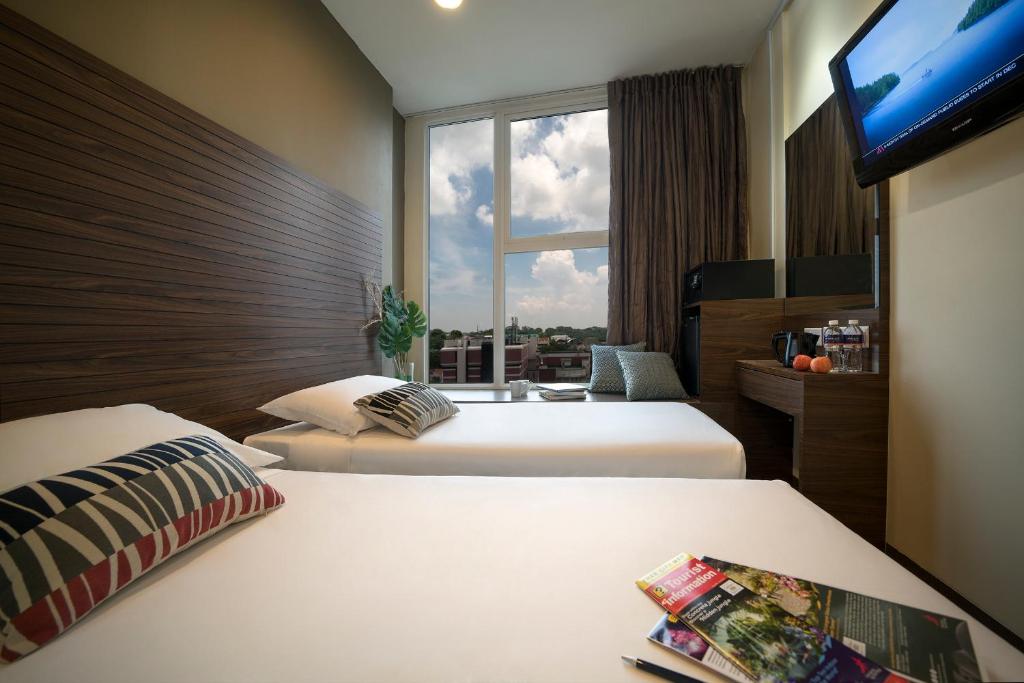 Двухместный (Стандартный двухместный номер с 2 отдельными кроватями) отеля Value Hotel Thomson, Сингапур (город)
