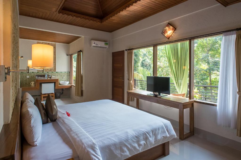 Двухместный (Люкс с видом на реку), Bali Spirit Hotel and Spa, Ubud